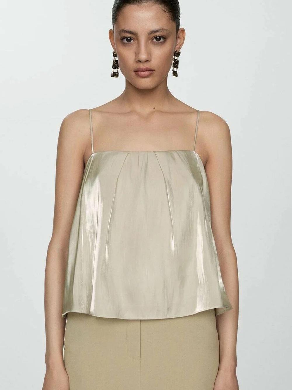 Mango shimmer top